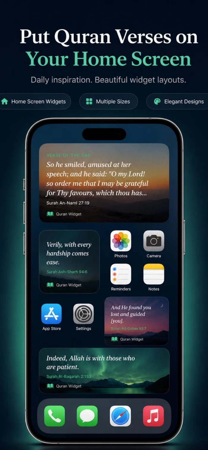 Quran Widgets screenshot 2