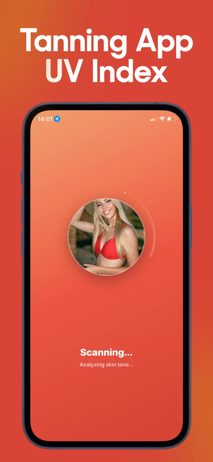Tanning App screenshot 1
